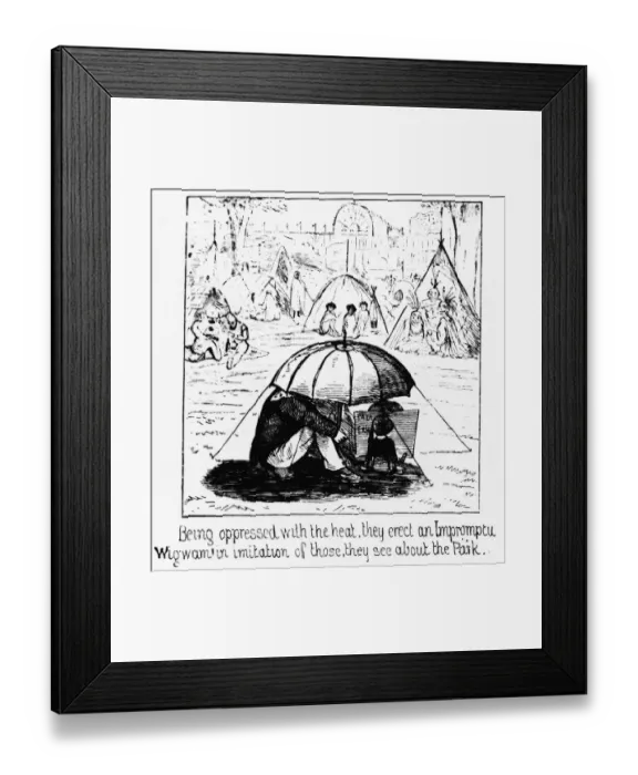 Framed Print : Home Made Wigwam Framed Print : Home Made Wigwam