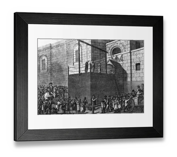Framed Print : Newgate Execution Framed Print : Newgate Execution