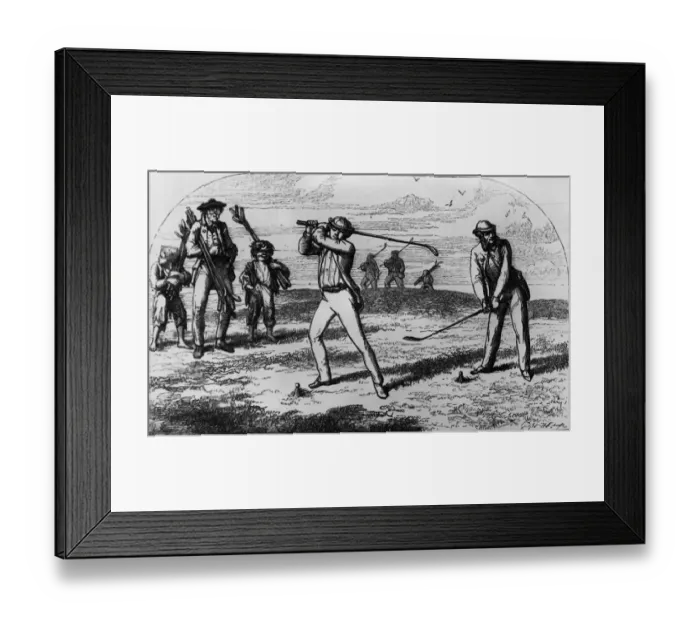 Framed Print : Teeing-Off Framed Print : Teeing-Off