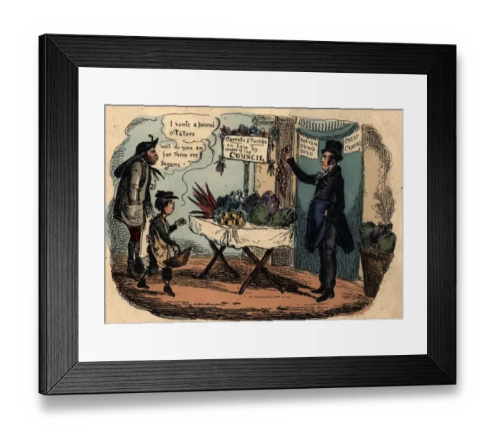 Framed Print : Potato Famine Framed Print : Potato Famine