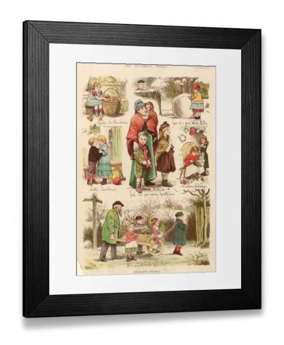 Framed Print : Christmas Studies Framed Print : Christmas Studies