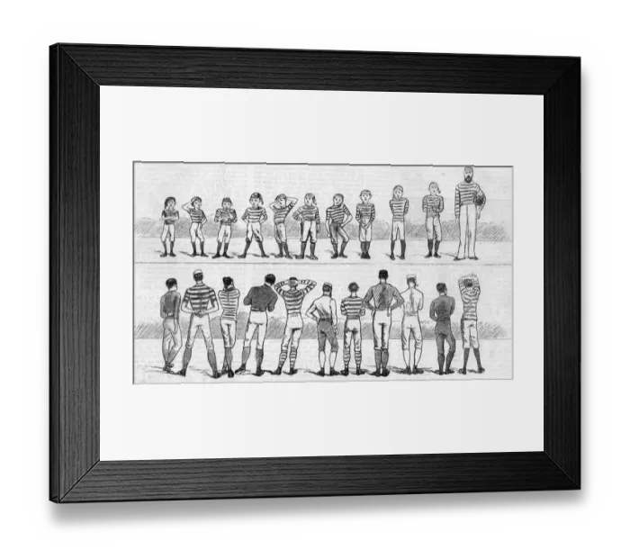 Framed Print : Historic Football Framed Print : Historic Football