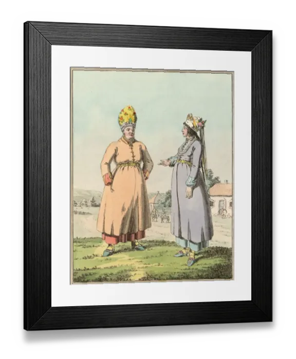 Framed Print : Russian Women Framed Print : Russian Women