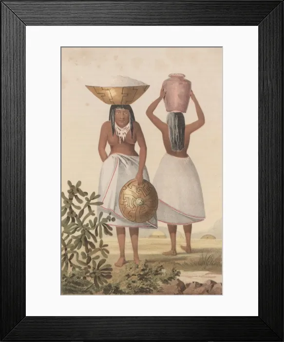 Framed Print : Pimo Women Framed Print : Pimo Women