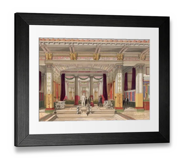 Framed Print : Neo-Classical Villa Framed Print : Neo-Classical Villa