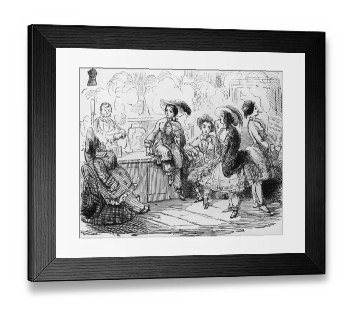 Framed Print : Bloomerism Scandal Framed Print : Bloomerism Scandal