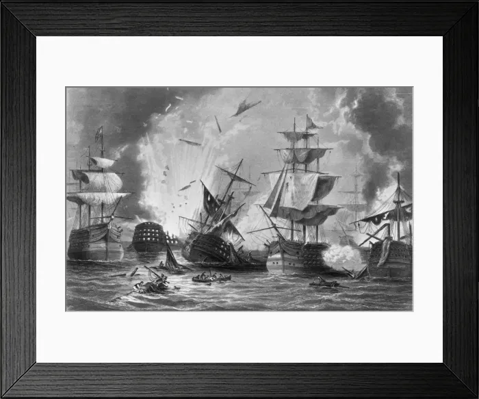 Framed Print : Navarino. 20th October 1827: The Battle of Navarino during the Greek War of Independence Framed Print : Navarino. 20th October 1827: The Battle of Navarino during the Greek War of Independence