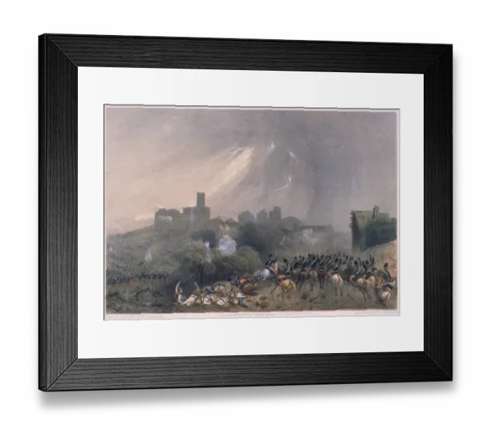 Framed Print : Attack Of Cavriana Framed Print : Attack Of Cavriana