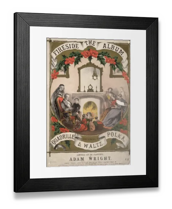 Framed Print : The Fireside Album