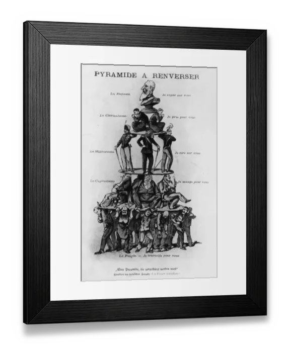 Framed Print : Social Pyramid Framed Print : Social Pyramid