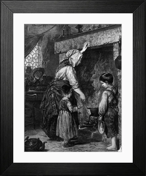 Framed Print : Serving Soup Framed Print : Serving Soup