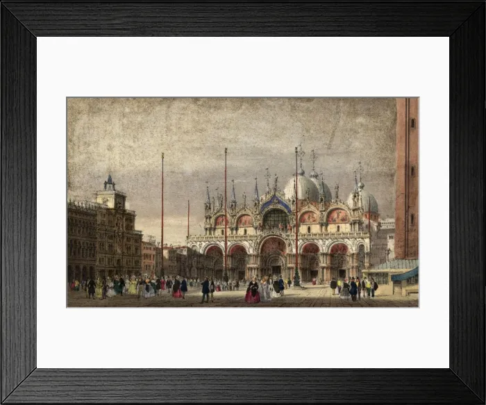 Framed Print : Piazza San Marco Framed Print : Piazza San Marco