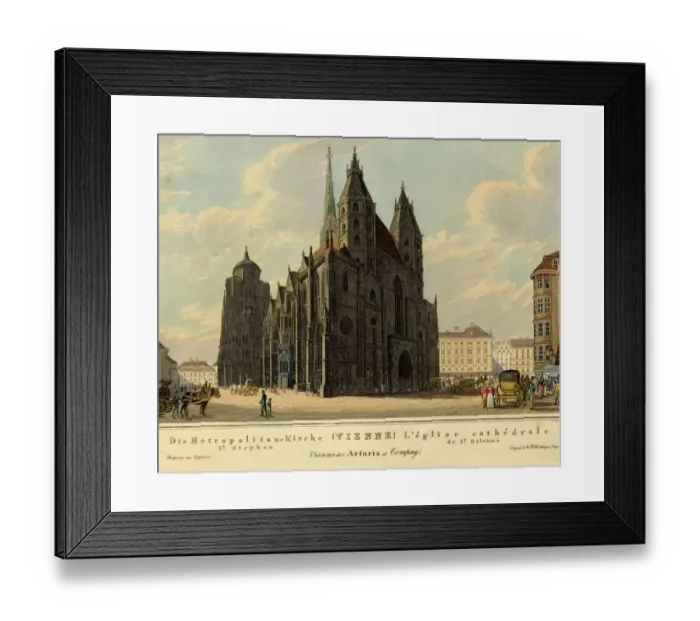 Framed Print : Saint Stephens Cathedral in Vienna Framed Print : Saint Stephens Cathedral in Vienna