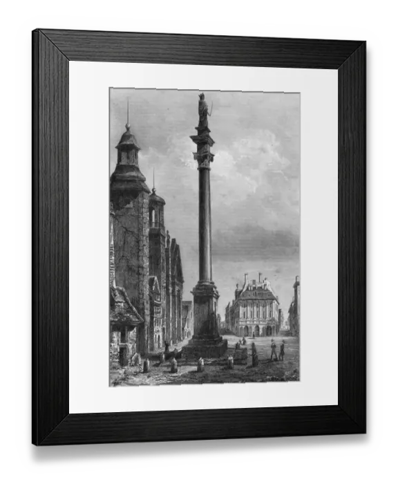 Framed Print : Sigismunds Column Framed Print : Sigismunds Column