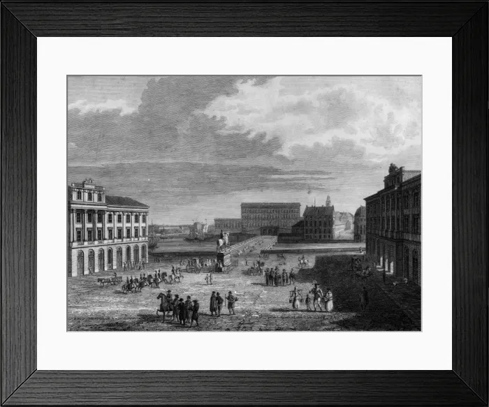 Framed Print : Stockholm Square Framed Print : Stockholm Square