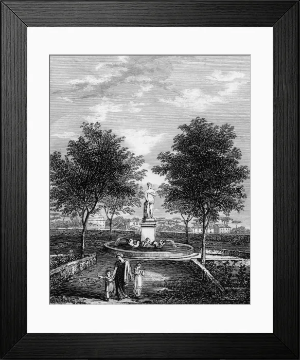Framed Print : Medici Gardens