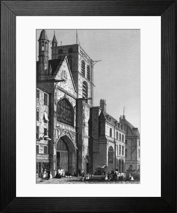 Framed Print : Eglise De St Merri Framed Print : Eglise De St Merri