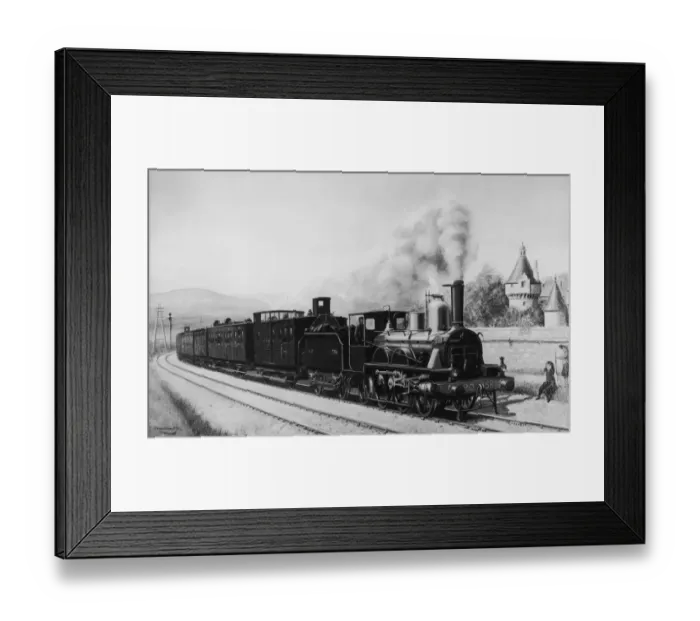 Framed Print : Paris-Orleans Train Framed Print : Paris-Orleans Train
