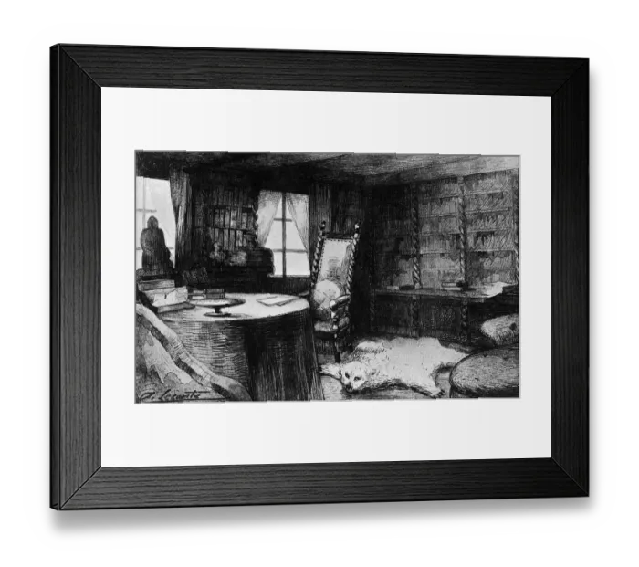 Framed Print : Flauberts Study Framed Print : Flauberts Study