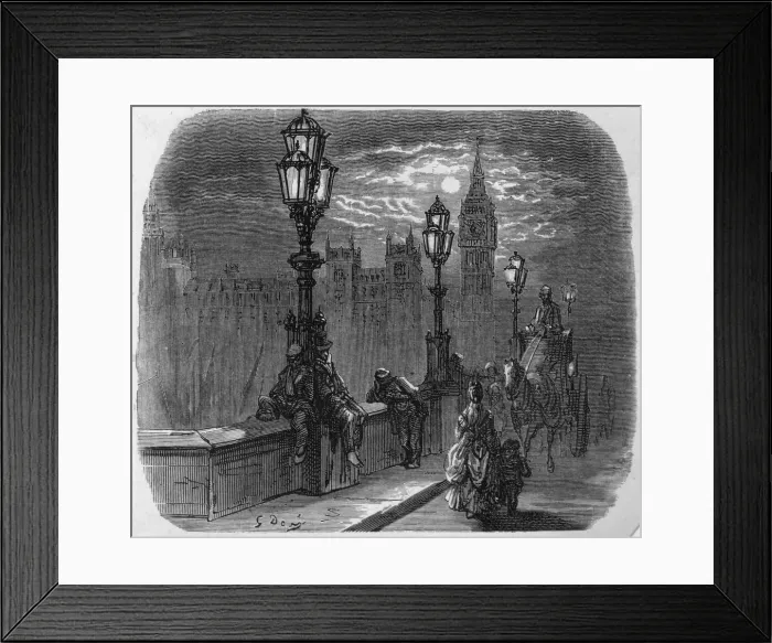 Framed Print : Westminster Lamps Framed Print : Westminster Lamps