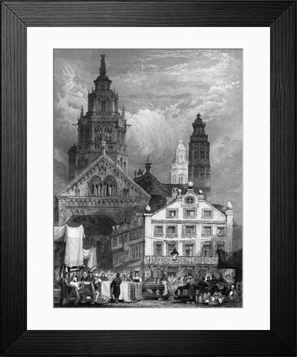 Framed Print : The City of Mainz Framed Print : The City of Mainz