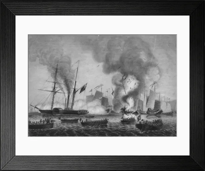 Framed Print : Junks At War Framed Print : Junks At War