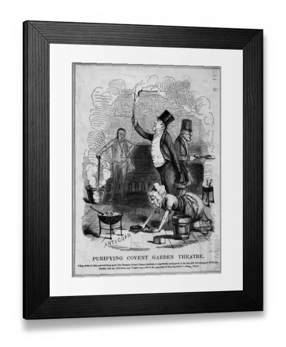 Framed Print : Anti-Corn Law