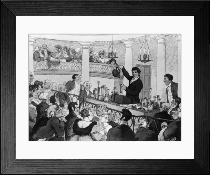 Framed Print : Chemical Lecture Framed Print : Chemical Lecture