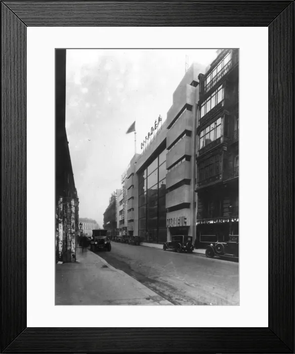 Framed Print : Marbeuf Garage Framed Print : Marbeuf Garage