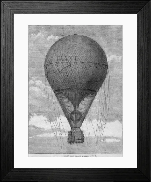 Framed Print : Nadars Balloon Framed Print : Nadars Balloon