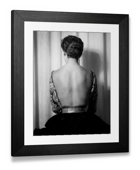 Framed Print : Backless Fashion Framed Print : Backless Fashion