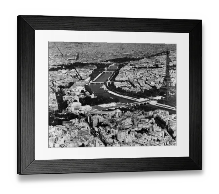 Framed Print : Paris From The Air Framed Print : Paris From The Air