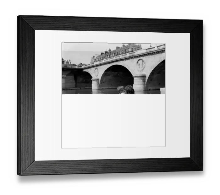 Framed Print : By The Seine Framed Print : By The Seine