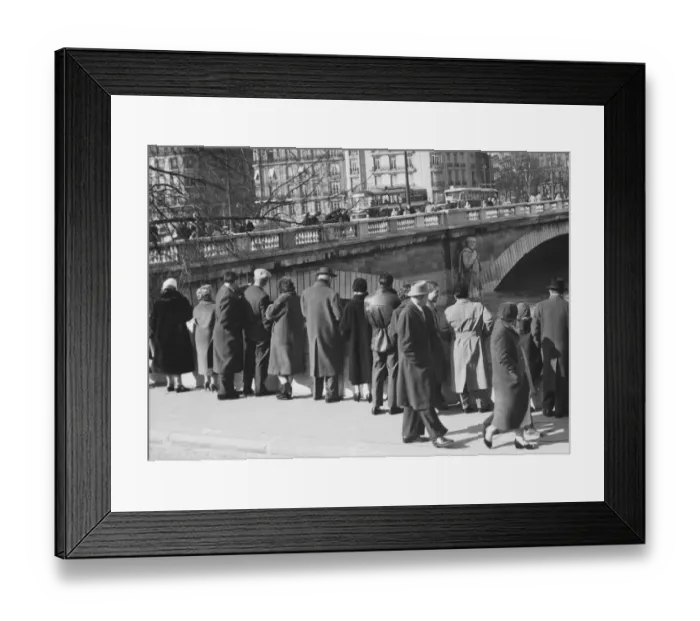 Framed Print : Seine Rising Framed Print : Seine Rising