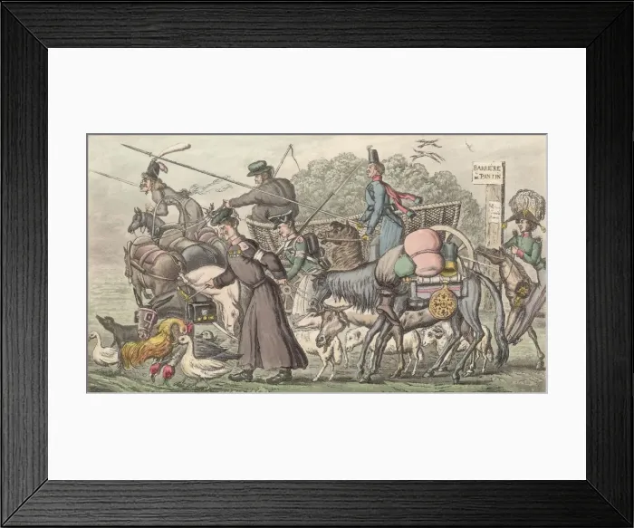 Framed Print : Allies Entering Paris Framed Print : Allies Entering Paris