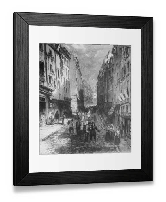 Framed Print : Paris Demolitions Framed Print : Paris Demolitions