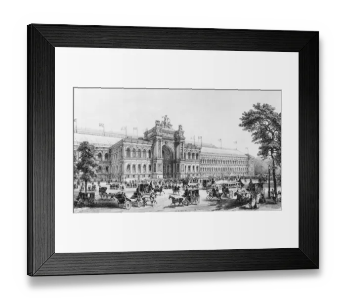 Framed Print : 1855 Paris World Fair
