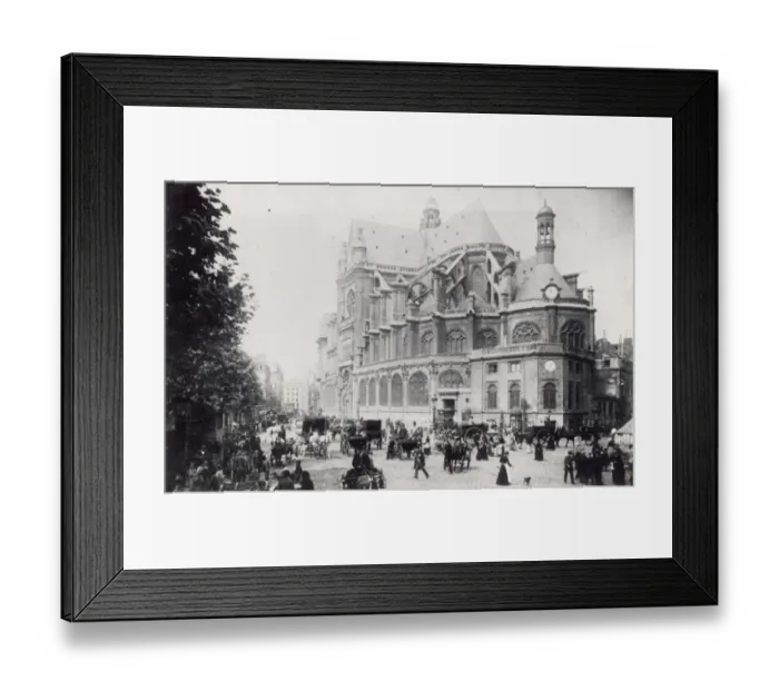 Framed Print : Eglise Saint-Eustache Framed Print : Eglise Saint-Eustache