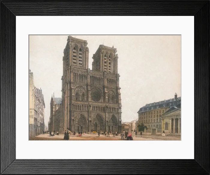 Framed Print : Notre Dame De Paris Framed Print : Notre Dame De Paris