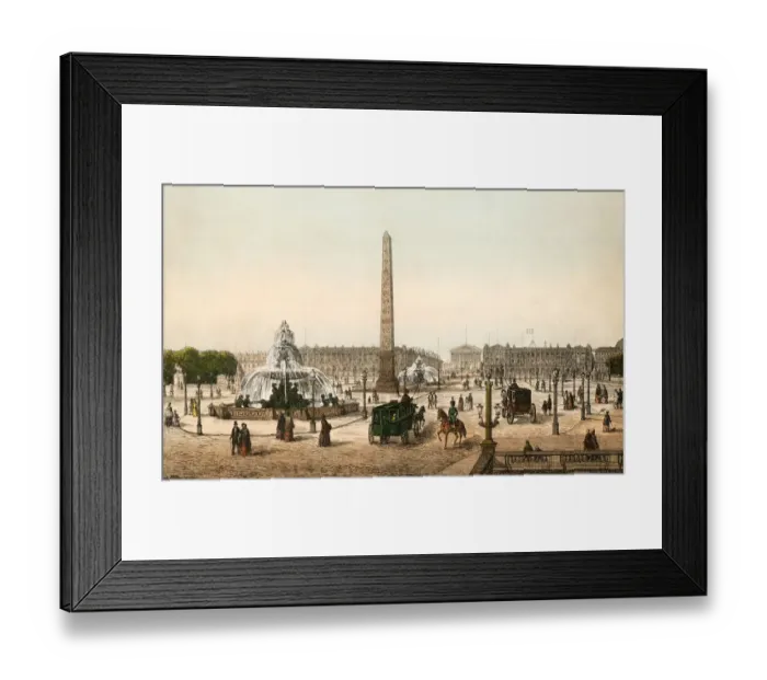 Framed Print : Place De La Concorde Framed Print : Place De La Concorde