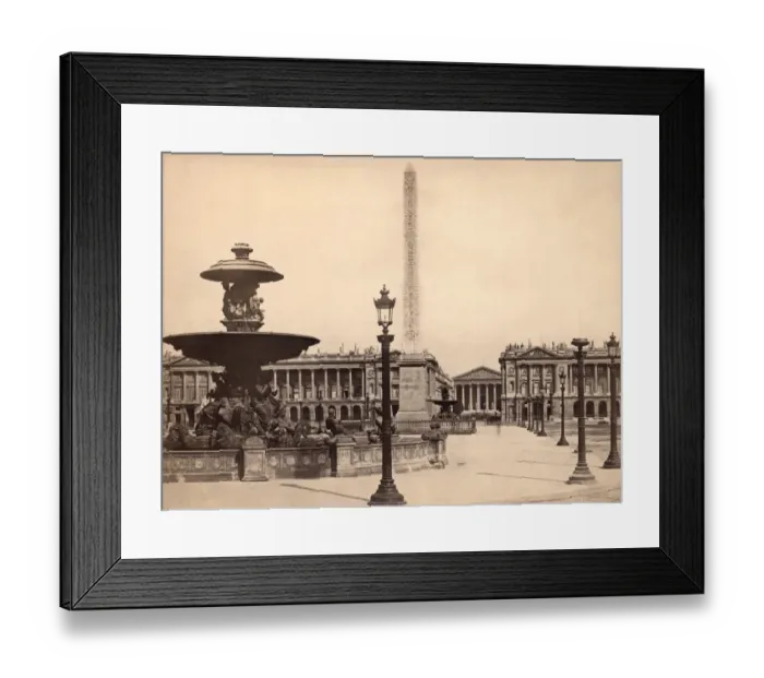 Framed Print : Place De La Concorde Framed Print : Place De La Concorde