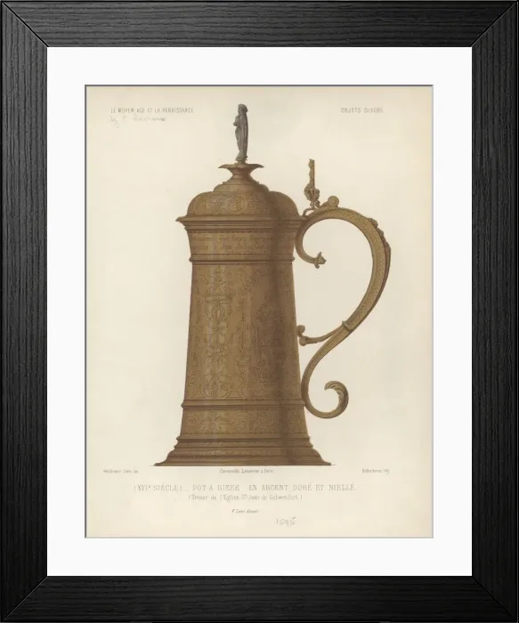 Framed Print : Pot A Biere Framed Print : Pot A Biere