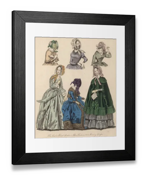 Framed Print : Womens Fashions Framed Print : Womens Fashions