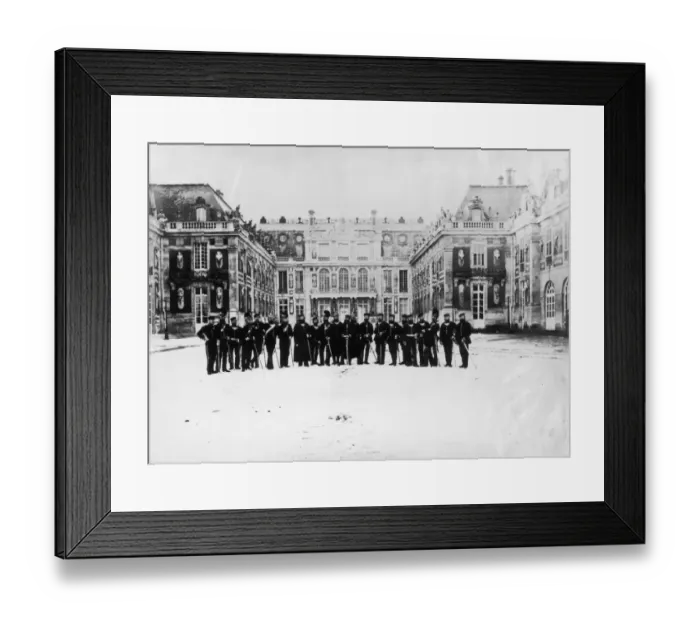 Framed Print : Prussians In Paris Framed Print : Prussians In Paris