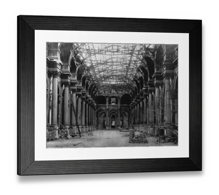 Framed Print : Ruined Louvre