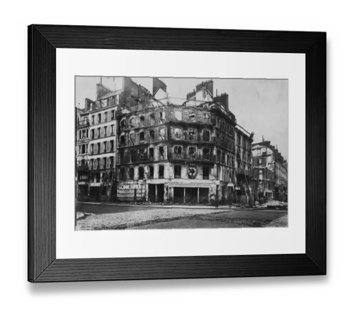 Framed Print : Bomb Damage Framed Print : Bomb Damage