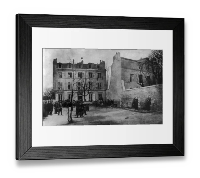 Framed Print : Garden Execution Framed Print : Garden Execution