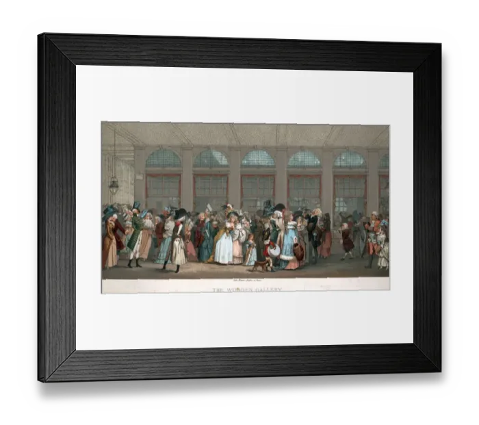 Framed Print : Wooden Gallery Framed Print : Wooden Gallery