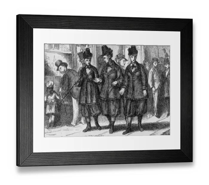 Framed Print : Parisian Bloomers Framed Print : Parisian Bloomers