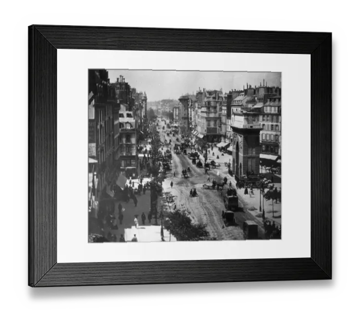 Framed Print : Paris Boulevards Framed Print : Paris Boulevards